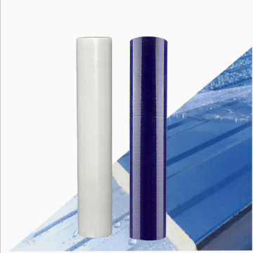 Transparent Blue Self-Adhesive PE Protective Film for Window Glass Surface Protection