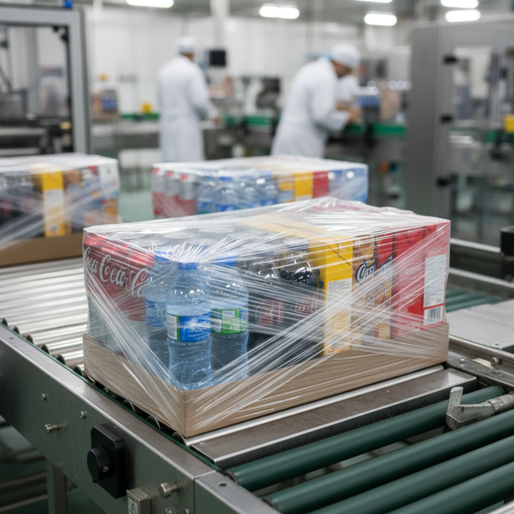 Pe Wrapping Film For Food And Beverage Multipacks