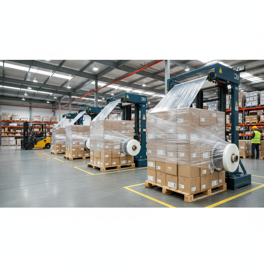Plastic Cling Film For Pallet Wrapping And Shipping