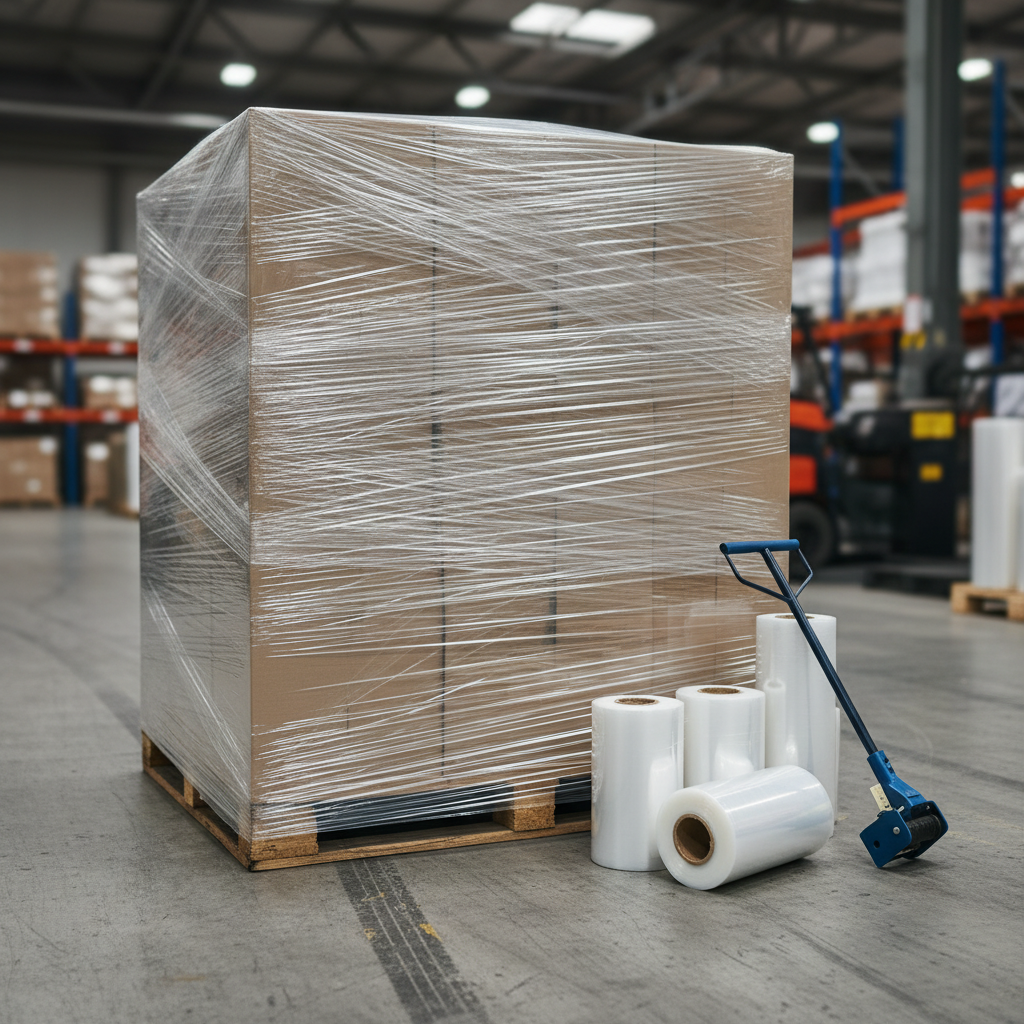Plastic Wrap For Pallet Wrapping And Shipping