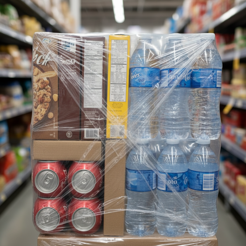 Film Shrink Wrap For Food And Beverage Multipacks