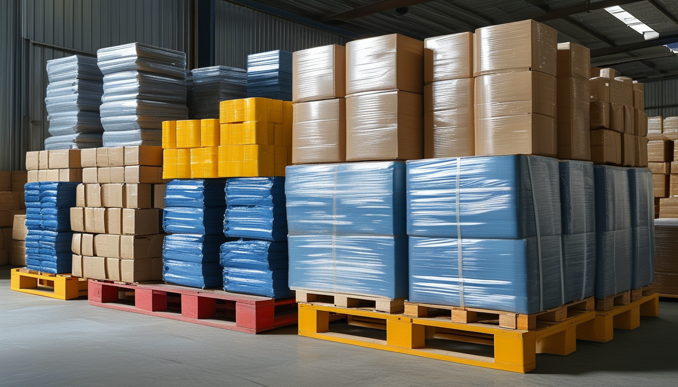 Pe Stretch Film For Pallet Wrapping And Shipping